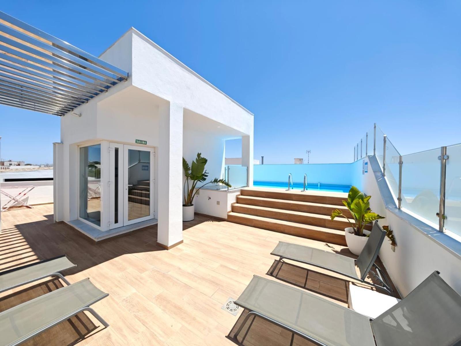 Apartamento Nuevo En Planta Baja A Con Piscina Y Solarium Барбате Екстериор снимка